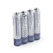  BTY 1000mAh AAA Ni-MH Rechargeable Battery Set (4-pack)