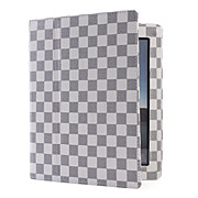  Designer's PU Leather Case w/ Stand for Apple iPad 2 - Speedy Collection, White