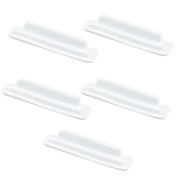  bouchon en caoutchouc anti-poussière pour iPad, iPhone et iPod (5pcs-pack, blanc)