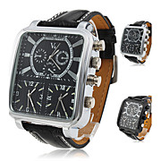  Argus Panoptes - Powerful Men's 3 Movements Genuine Leather Sport Wrist Watch