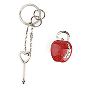  Fashionable Apple Shaped Lock for handbag with Rhinestone