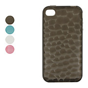 Tortoiseshell Pattern TPU Case for iPhone 4
