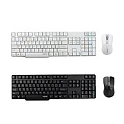  Rapoo 1800 USB Optical Keyboard and Mouse Set (Assorted Colors)