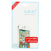  anti-éblouissement Protecteur d'écran avec chiffon de nettoyage pour les iPhone 4s
