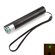  Flashlight Shaped Green Laser Pointer with Battery (5mw,532nm,Black)