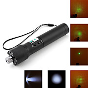  6-Mode Green Laser Pointer with Batteries (5mw,532nm,Black)