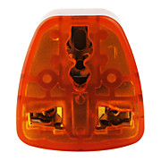  Universal Travel Adapter (10A-250V ,Orange and Gray)