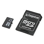  32GB MicroSDHC Memory Card with Kingston MicroSD to SD Adapter (Class 6)