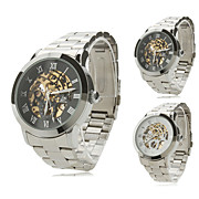  Men's Alloy Analog Mechanical Wrist Watch 9269 (Silver)