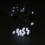  3M Solar White 30 LED String Light 2 Sparking Modes (Flashing, Steady on)