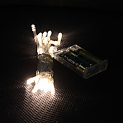  3M 30-LED Warm White String Light 2 Sparking Modes (Flashing, Steady on)