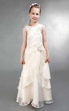 VALENTINE - Junior Bruidsmeisjesjurk van Organza en Taf
