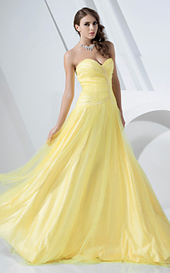 BRIALLEN - Vestido de Festa em Cetim e Tule
