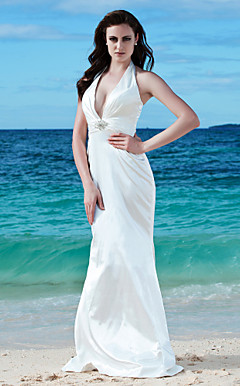 GERTRUDE - Robe de Mariée Satin Stretch