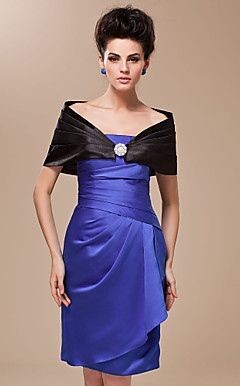 Satin With Rhinestone Clasp Wedding / Special Occasion Shawl (More Colors Available)