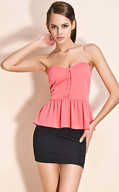 TS Sleeveless Bustier Blouse