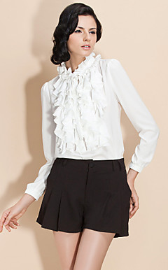 TS Layered Chiffon Vintage Blouse Shirt