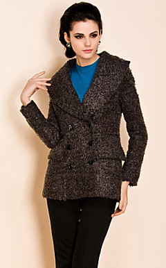 TS Classic Double Breast Tweed Coat