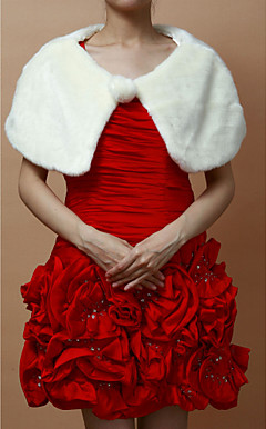 Wonderful Faux Fur Wedding/Evening Wraps/Shawls (More Colors)