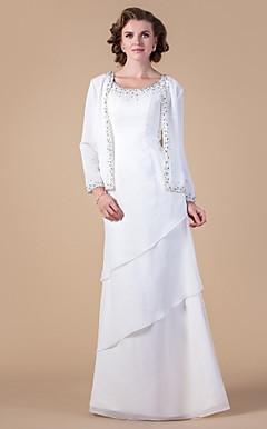 NASTYA - Moeder Van De Bruidjurk van Chiffon met Bolero
