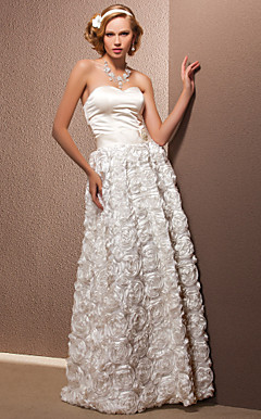 EDOLIE - Abito da Sposa in Raso e Pizzo