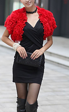 Rabbit Fur And Flower Party/Evening Wrap/Jacket (More Colors)