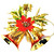  lucido Jingle Bell glitter + agrifoglio ornamento di natale (THz-2.006.107) (a partire da 30 unità) spedizione gratuita