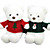  1 PC Plush White Bear Christmas Bear Sweater(MR009)