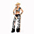  volwassen sexy urban cowgirl kostuum (lrb1609) (vanaf 5 stuks) gratis verzending