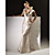  Princess Line V-neck Satin Bridesmaid Dress / Prom Dress (HSX134) (Start From 3 Units) Free Shipping
