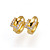  18K Gold Cubic Zirconia Earring - CZ Earring 80625-09 (SZY342)