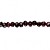  Bead, 15" garnet (dyed), 5x4mm faceted rondelle (BEGB1549)