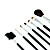  7piece Professional Makeup Brush (HZS007)