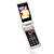  LONGXING V6  Dual Card Tri-Band TV Flip Touch Screen Silver (SZR735)