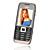  K2 Dual Card Tri-Band Dual Camera Super Ultra-thin TV Function Cell Phone Black(SZRW142)