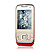 JINPENG 1866 Dual Card Quad Band Dual Camera Slip Flat Screen Cell Phone Silver&Red (SZRW248)