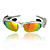  2 Go de lunettes de soleil de revêtement lecteur mp3 avec lentille jaune (sm-05-4)