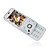  N88 Tri Band Dual Card Dual Mode Dual Standby Dual Bluetooth JAVA Flat Touch Screen CDMA Cell Phone White (2GB TF Card)