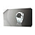  W968 Qaud Band Metal Cover Touch Screen FM Watch Cell Phone Black (2GB TF Card)