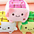  Kawaii Hannari Tofu Cell Plush  Phone Holder Christmas Gift (CEG1058)
