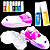  diy da arte do prego verniz kit de máquina de impressão a cores (tslr0021)