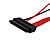  SATA 7-pin sata 7 +6 de cable perno de disco duro (33cm de largo)