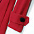  Double Breasted Long Sleeves Round Neckline A-line Satin Belted Wool Women's Coats(0104AK009-0676)
