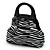  Zebra Print Leatherette Women's Tote Bag (10815416)