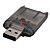  usb sd / mmc lector de tarjetas de memoria (gris)