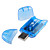  azul USB 2.0 SD / MMC lector de tarjetas de memoria