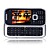  E75 quad estilo banda dual para tarjetas wifi tv espera dual de doble java qwerty cubierta de metal de la cámara teclado deslizante lado del teléfono