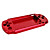  Aluminium Gehäuse für psp slim/2000 (rot)