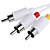  3.5mm 4-PIN to Composite AV Cable for iPod (1.5-Meter)