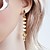  Beautiful 18K Gold Plated CZ Cubic Zirconia Earrings (0292-91116-29)